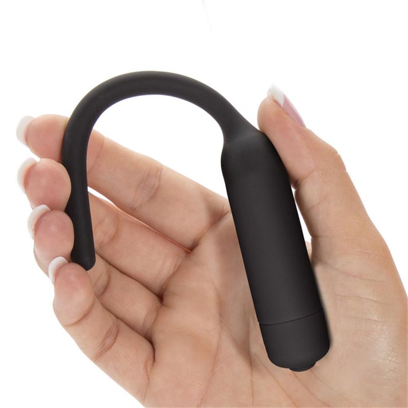 Dilatador de Uretra con Vibración Negro - Imagen 4
