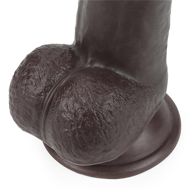 Dildo con Piel Retractil 9 Negro - Imagen 5
