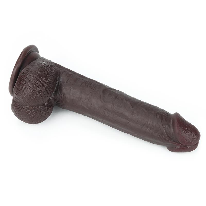 Dildo con Piel Retractil 9 Negro - Imagen 13