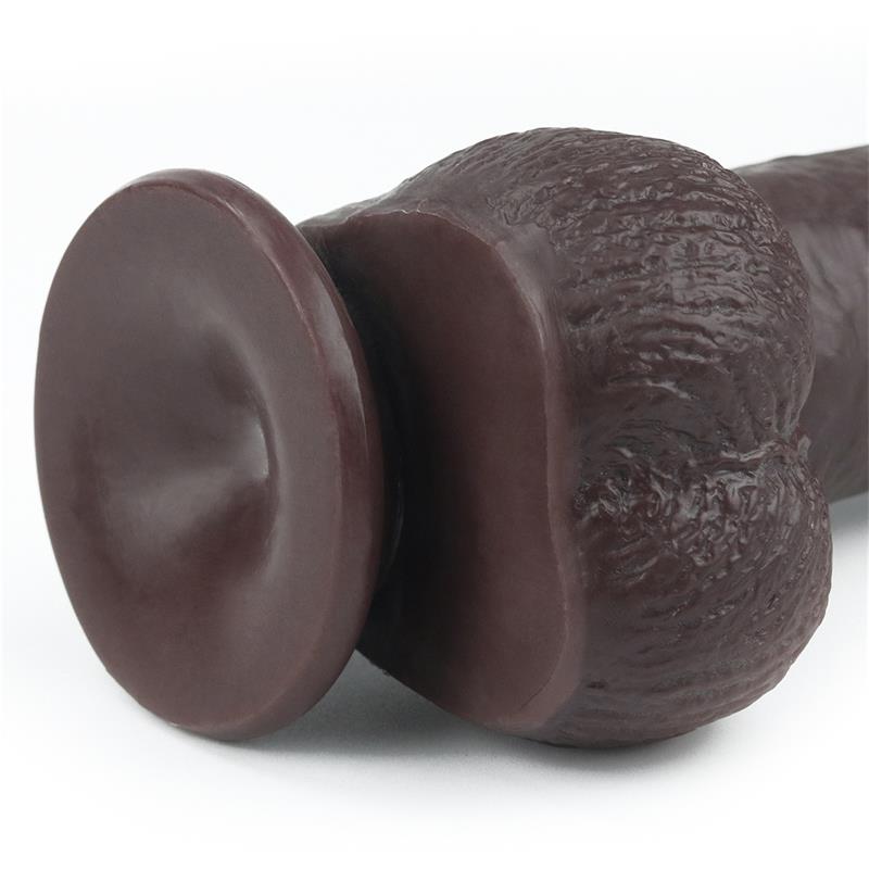 Dildo con Piel Retractil 9 Negro - Imagen 14