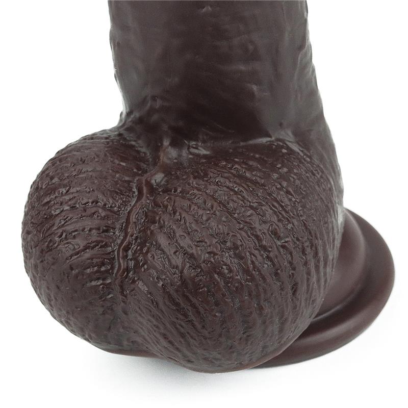 Dildo con Piel Retractil 9 Negro - Imagen 3