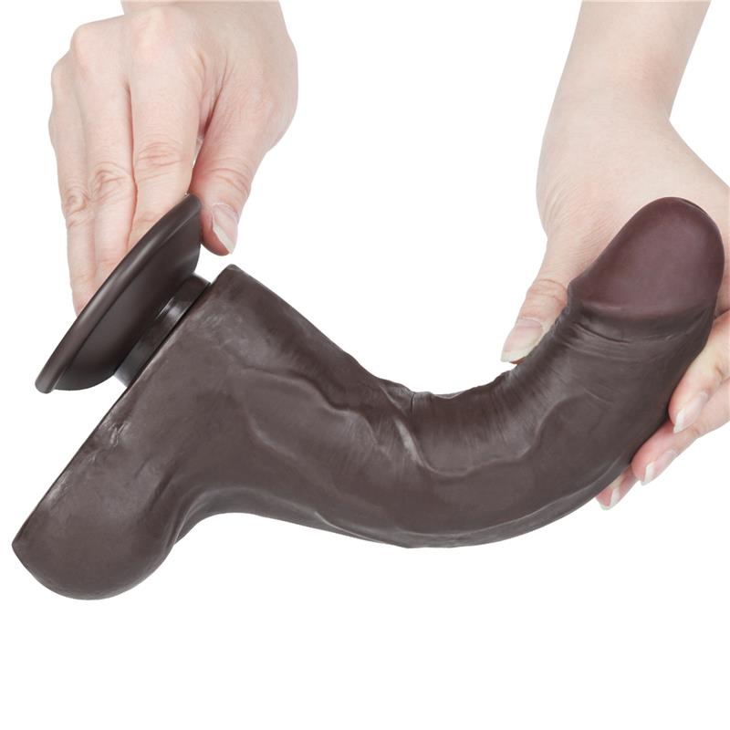 Dildo Dual Density Piel Deslizante Retractil 8.5 - Imagen 2