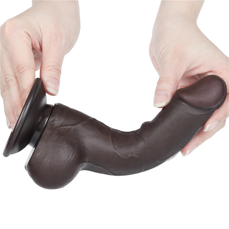 Dildo Dual Layer Piel Deslizante Retractil 7.5 - Imagen 7