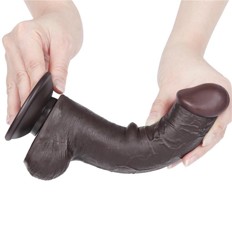Dildo Dual Layer Piel Deslizante Retractil 8 - Imagen 12