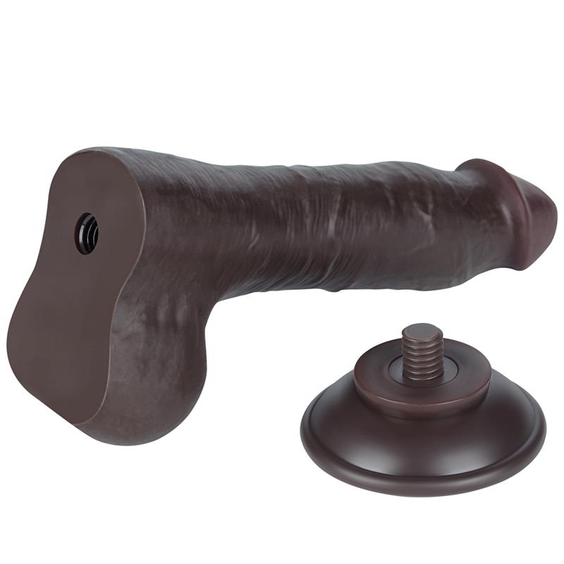 Dildo Dual Layer Piel Deslizante Retractil 8 - Imagen 11