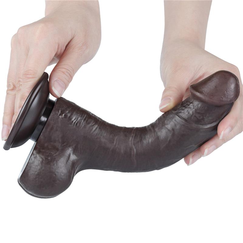 Dildo Dual Layer Piel Deslizante Retractil 8 - Imagen 4