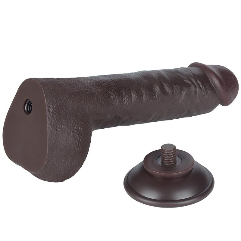 Dildo Dual Layer Piel Deslizante Retractil 9.5 - Imagen 7