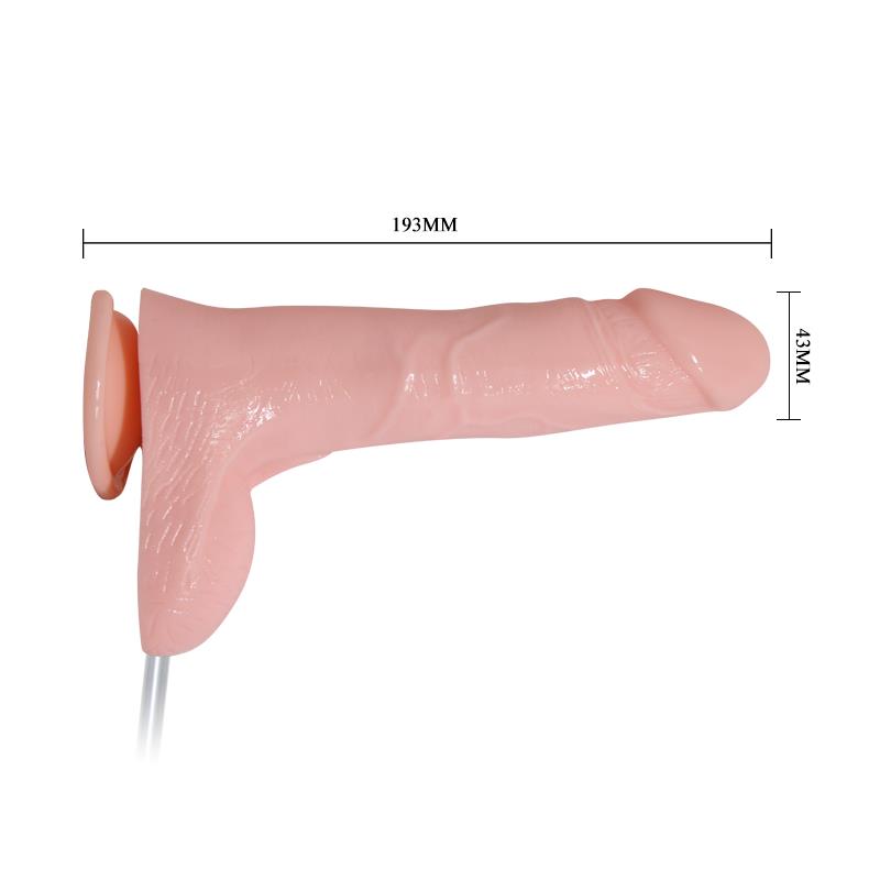 Dildo Eyaculador Water Spray Natural - Imagen 6