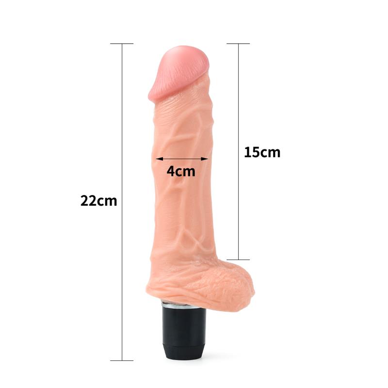 Dildo Flexi 9 con Vibración Natural - Imagen 2