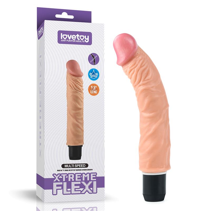 Dildo Flexi 9.5 con Vibración Natural - Imagen 2