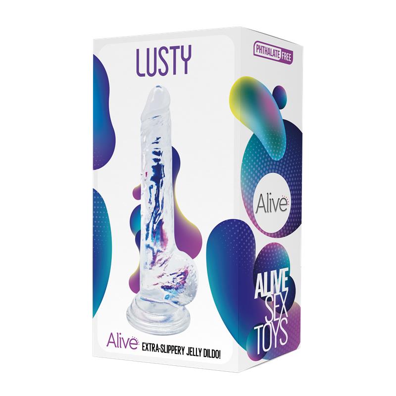 Dildo Jelly Lusty 18 cm - Imagen 2