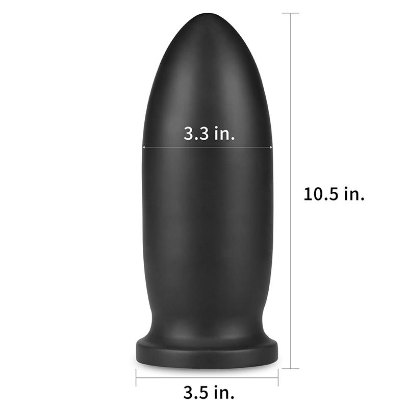 Dildo King Sized Anal Bomber 9 Negro - Imagen 3