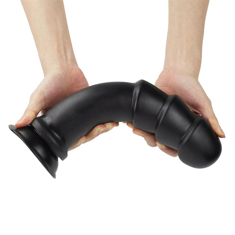 Dildo King Sized Anal Ripples 11.25 Negro - Imagen 2