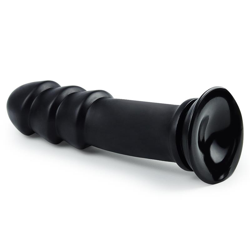 Dildo King Sized Anal Ripples 11.25 Negro - Imagen 4