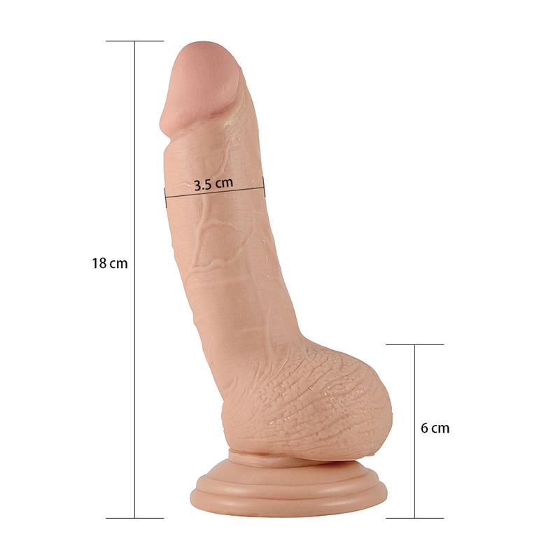 Dildo Real Extreme 7 Natural - Imagen 2