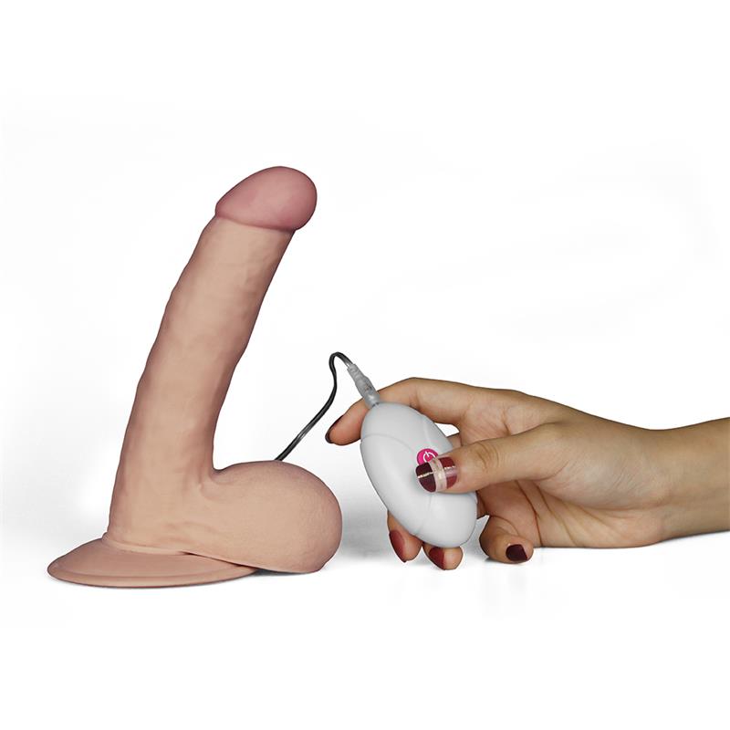 Dildo The Ultra Soft Dude con Vibración 7.5 Natural - Imagen 6