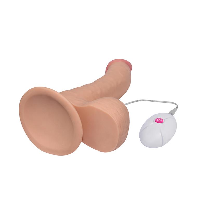 Dildo The Ultra Soft Dude con Vibración 8.8 Natural - Imagen 6