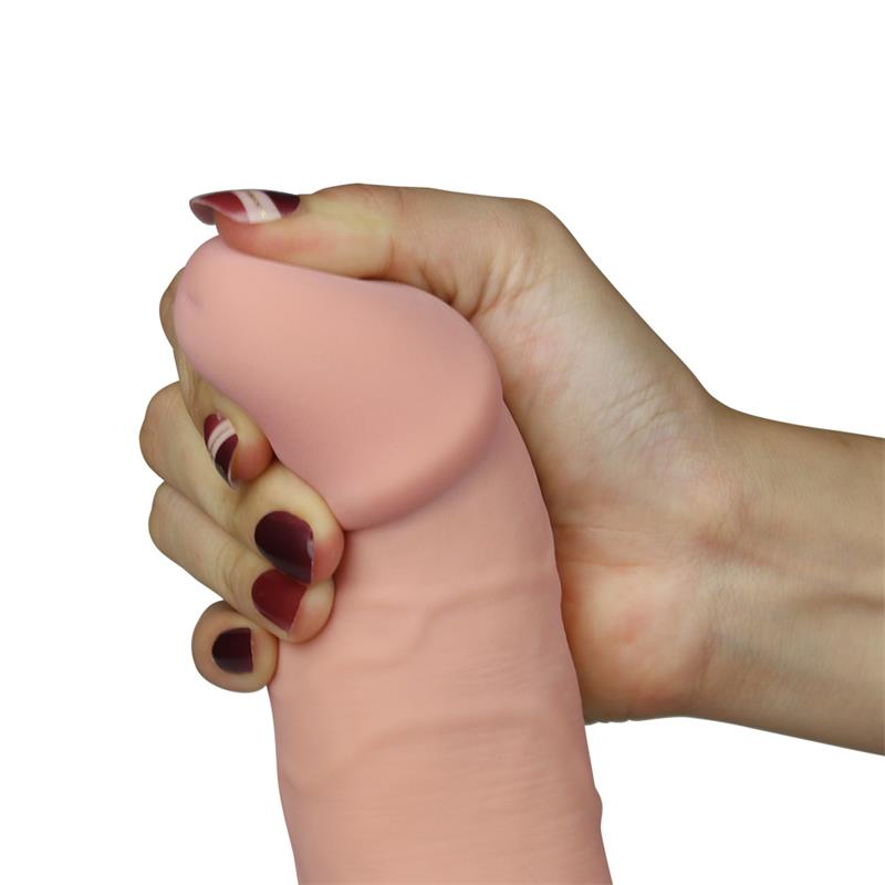 Dildo The Ultra Soft Dude con Vibración 8.8 Natural - Imagen 7