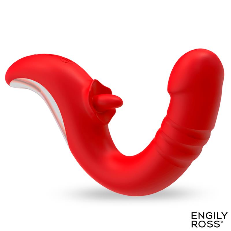 Drako Vibrador con Thrusting y Lengua Oscilante 360º - Imagen 5