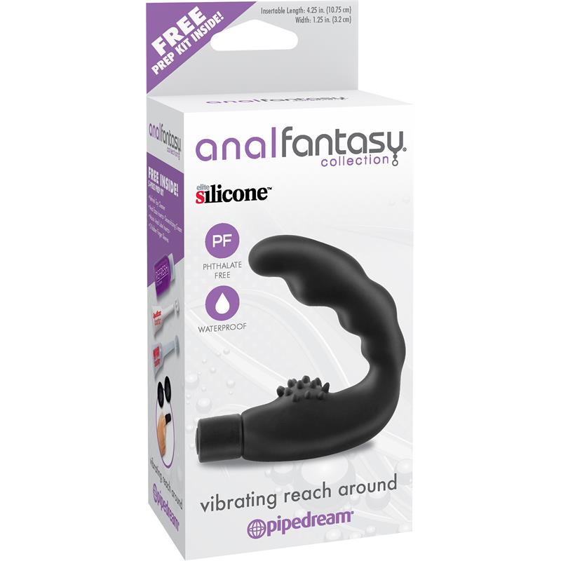 Estimulador Anal con Vibración Color Negro - Imagen 4
