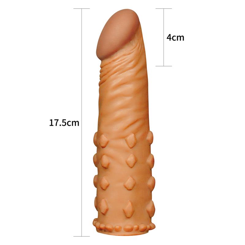 Funda para el Pene Add 2 Pleasure X Tender Marrón - Imagen 2