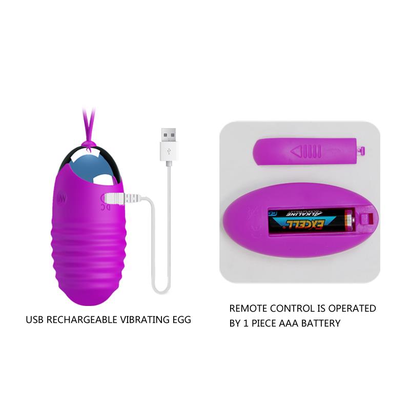 Huevo Vibrador Jessica USB Purpura - Imagen 9