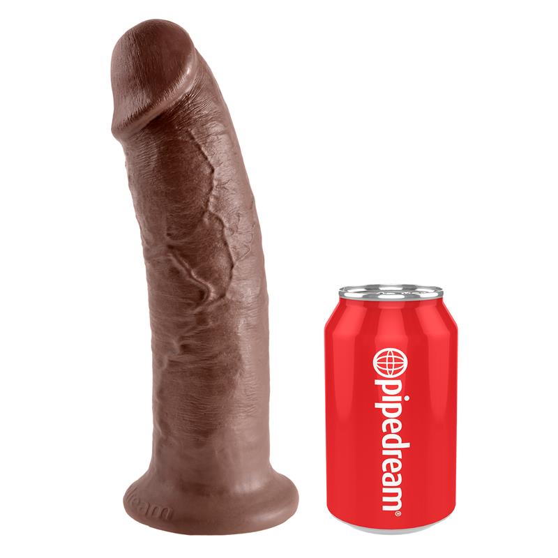 King Cock Pene de 10 - Color Marrón - Imagen 4