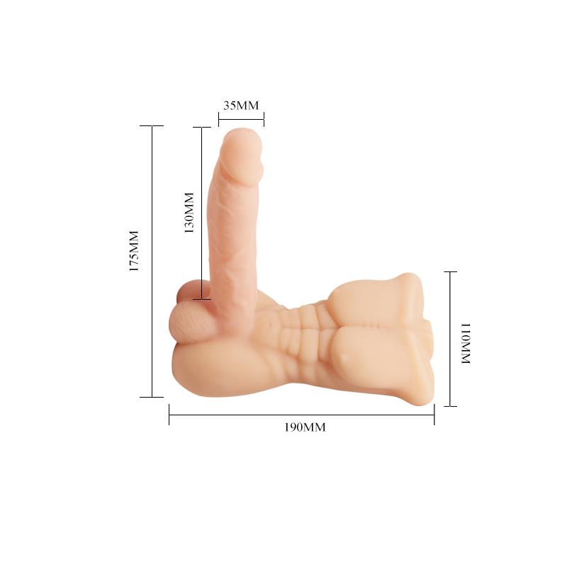 Masturbador Bigger Man Color Natural - Imagen 2