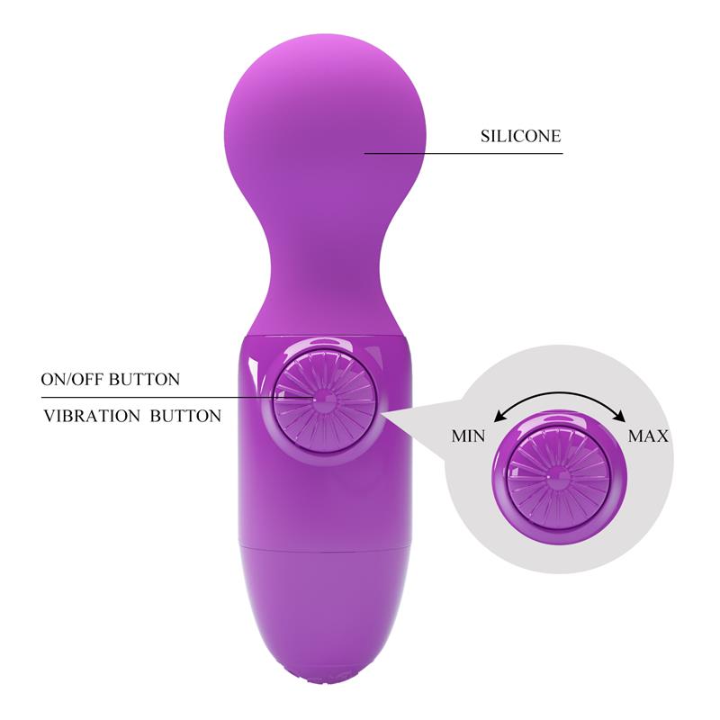 Mini Masajeador Little Cute Purpura - Imagen 6
