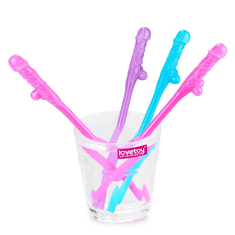 Pajitas Pene Vario Color Pack de 9 - Imagen 2