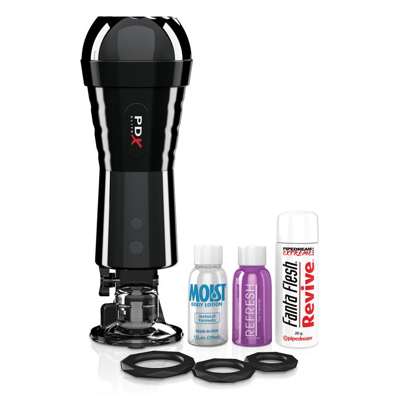 PDX Elite Masturbador Vibrador Cock Compressor - Imagen 4