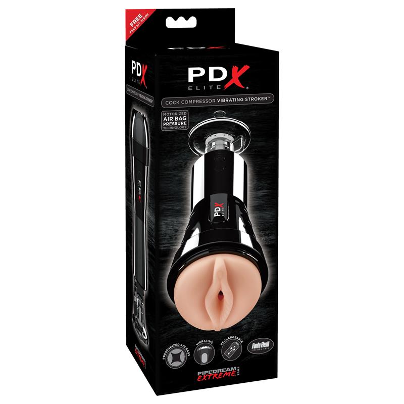 PDX Elite Masturbador Vibrador Cock Compressor - Imagen 7