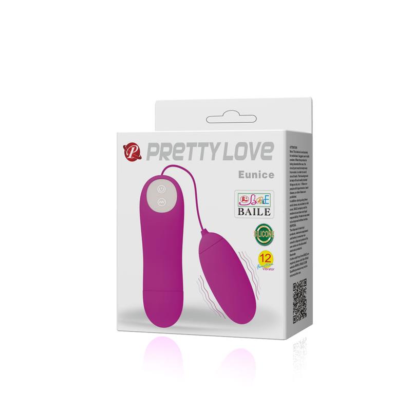 Pretty Love Huevo Vibrador Eunice Color Púrpu CL70 - Imagen 2