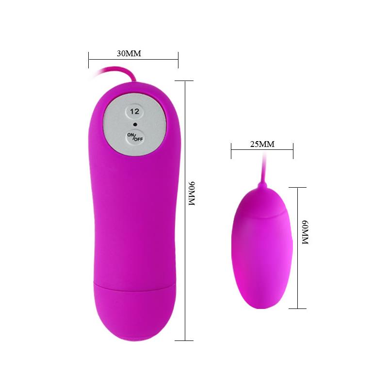 Pretty Love Huevo Vibrador Eunice Color Púrpu CL70 - Imagen 7