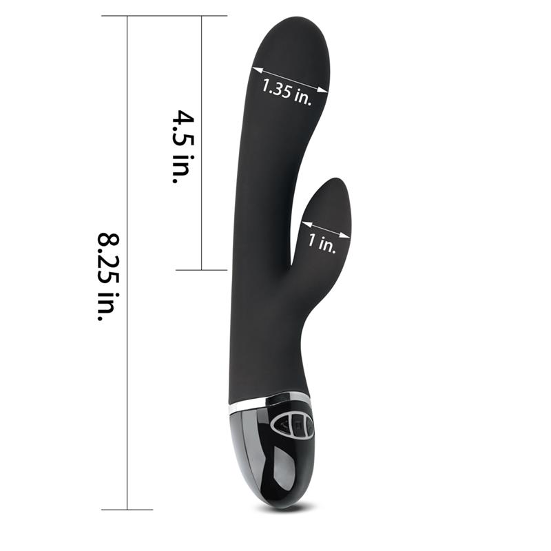 Vibrador O-Sensual Clit Duo Climax Negro - Imagen 10