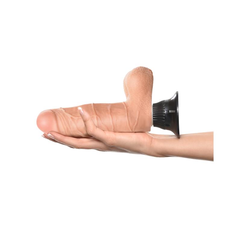 Vibrador Realista No. 1 16,5 cm Natural - Imagen 3
