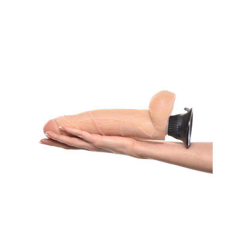 Vibrador Realista No. 7 22,9 cm Natural - Imagen 6