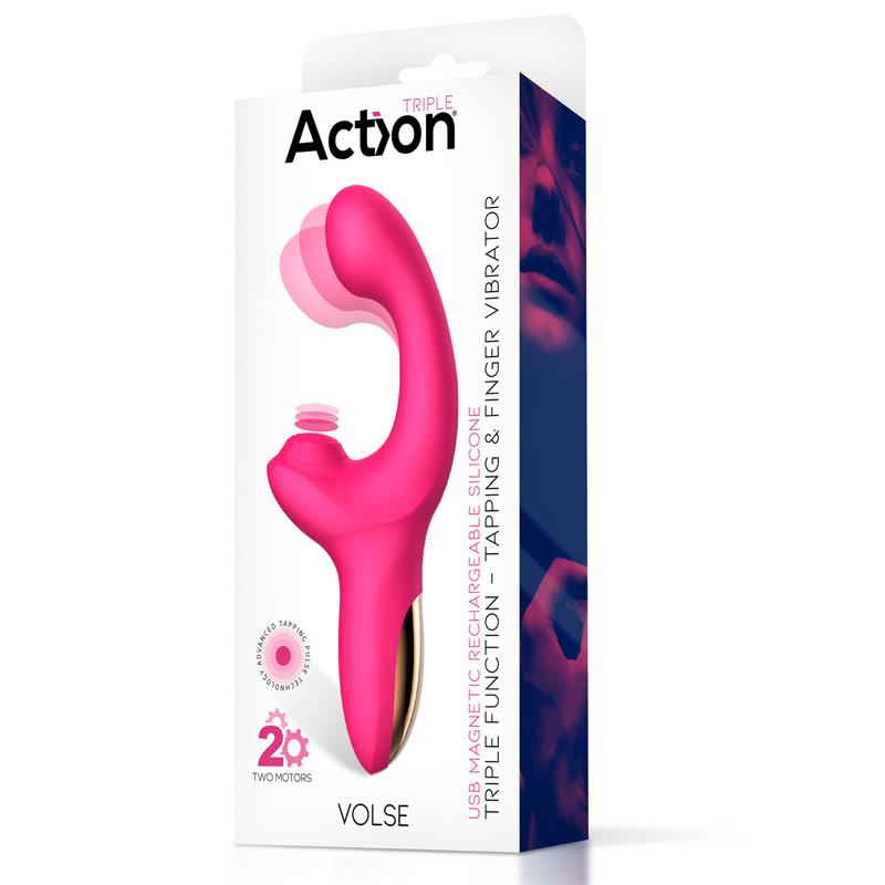 Volse Vibrador Triple Función con Finger y Pulsación Tapping - Imagen 9