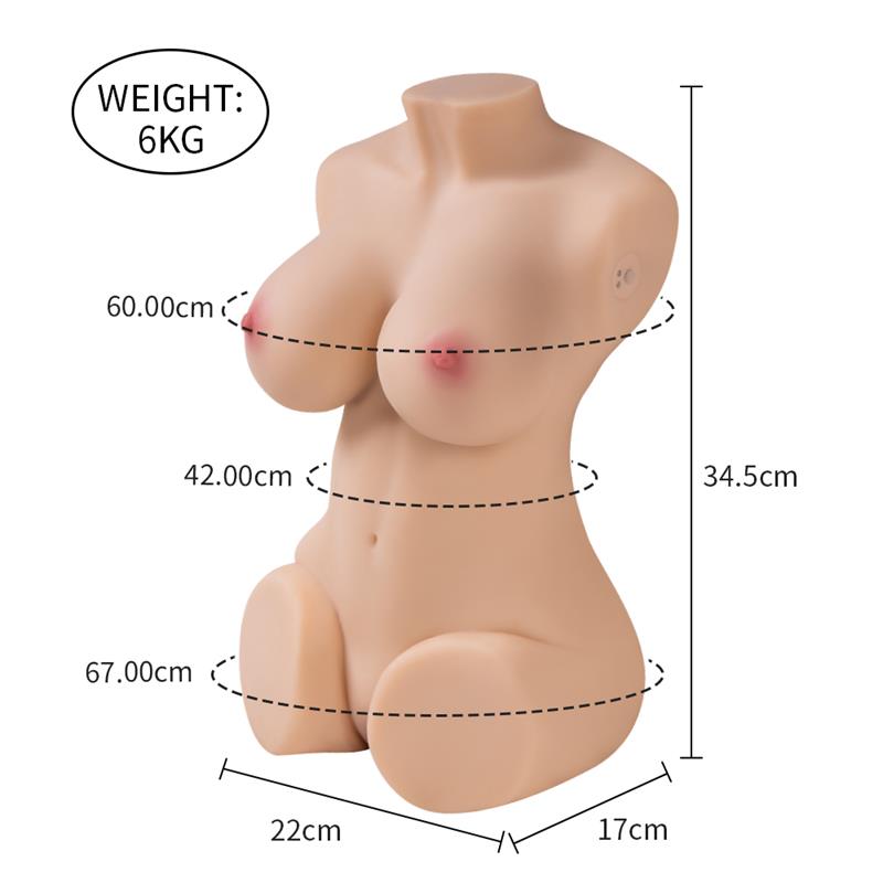 Wendy Torso con Vibración y Efecto Succión 6 kg - Imagen 8