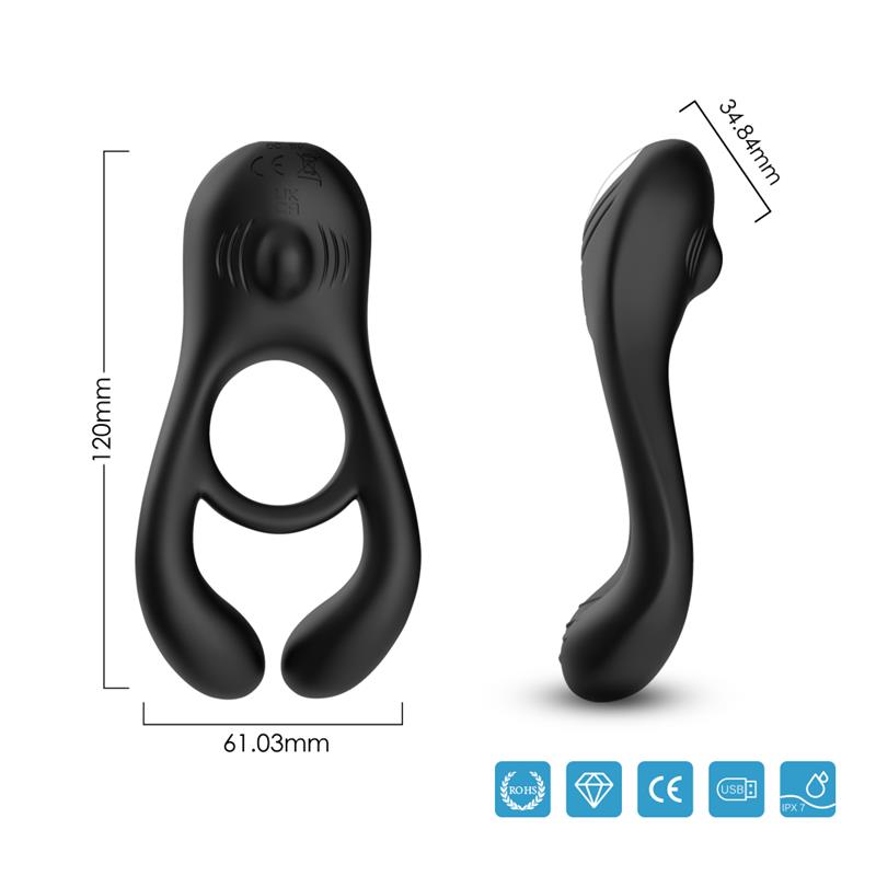 Anillo Vibrador para Pene y Testículos - Imagen 6