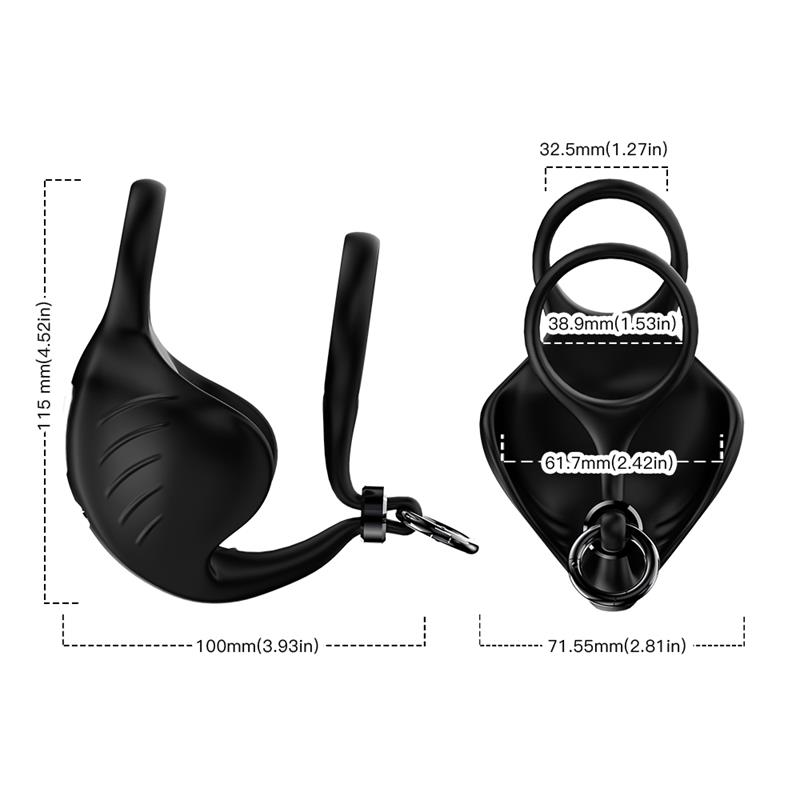 Anillo Vibrador para Pene y Testículos Ajustable - Imagen 3