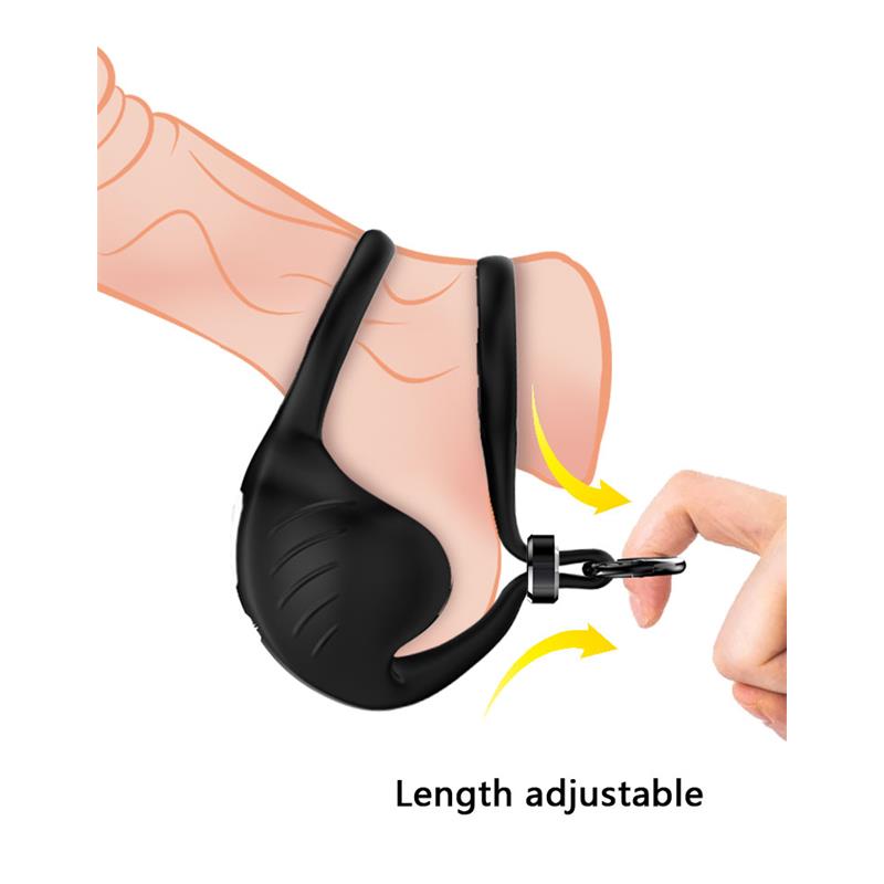 Anillo Vibrador para Pene y Testículos Ajustable - Imagen 6