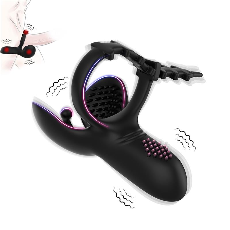 Anillo Vibrador para Pene y Testículos Ajustable - Imagen 6