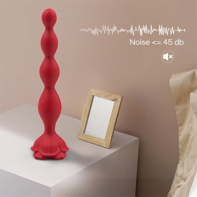 Cadena Anal con Vibración Base de Rosa - Imagen 3