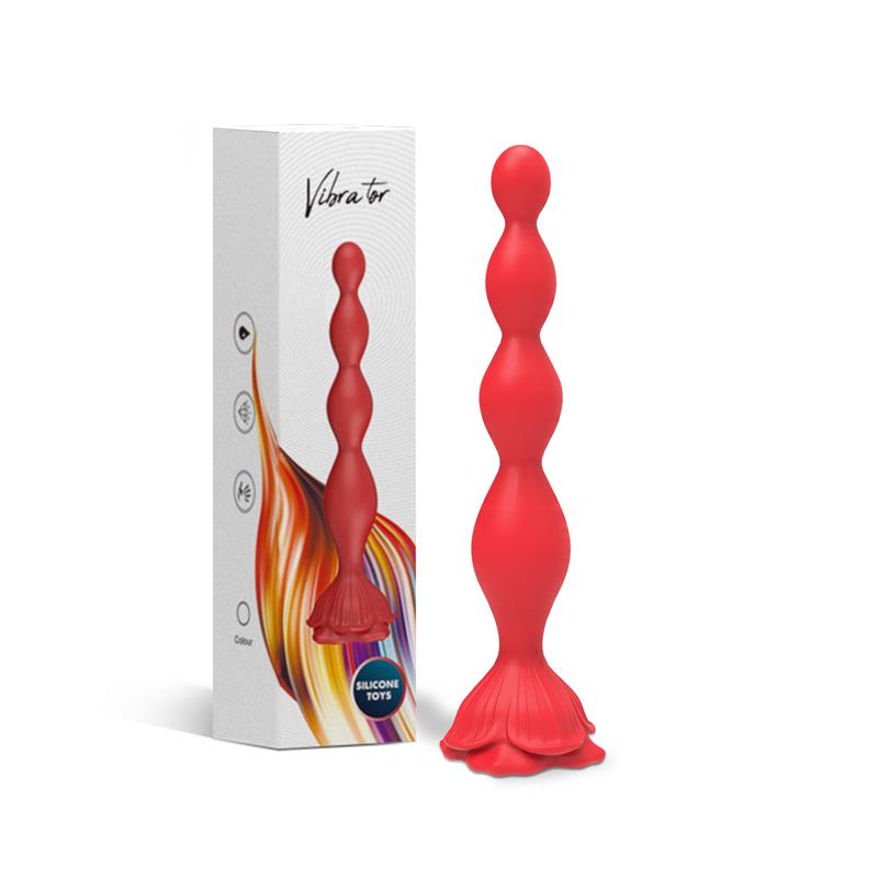 Cadena Anal con Vibración Base de Rosa - Imagen 4