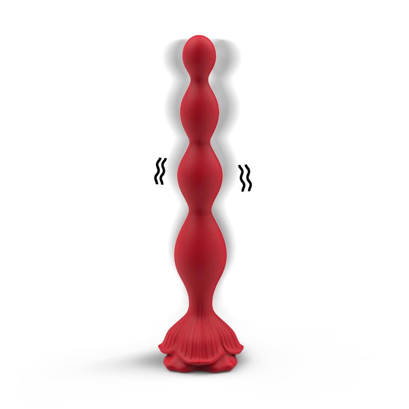 Cadena Anal con Vibración Base de Rosa - Imagen 6