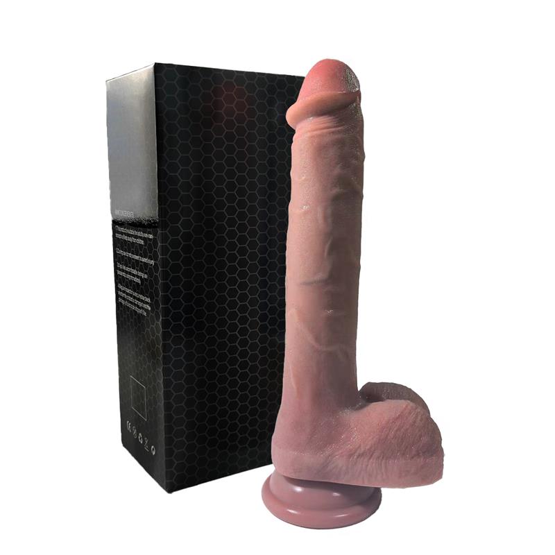 Dildo con vibración, Thrusting y Calor 28 cm - Imagen 5