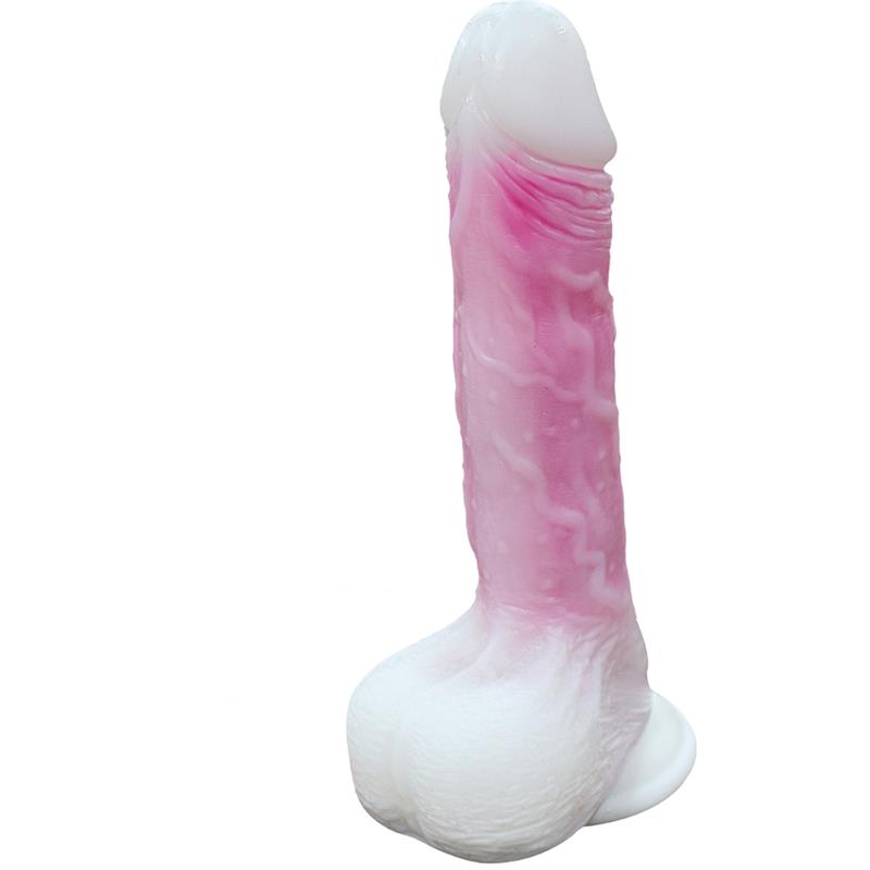 Dildo Doble Capa con Vibración, Thrusting y Calor 21.5 cm - Imagen 8