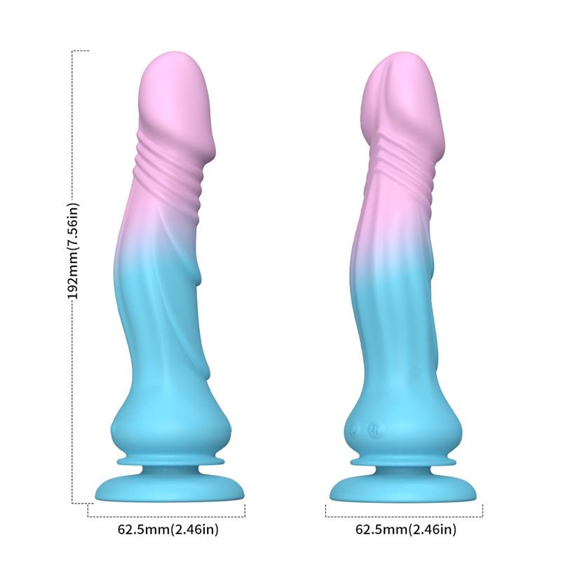 Dildo Vibrador con Thrusting y Ventosa 19.2 cm - Imagen 3