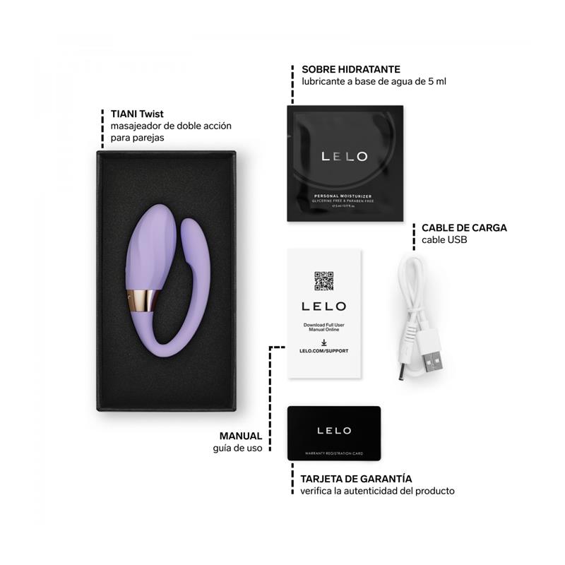 Juguete para Parejas Tiani Twist APP Lavanda - Imagen 5